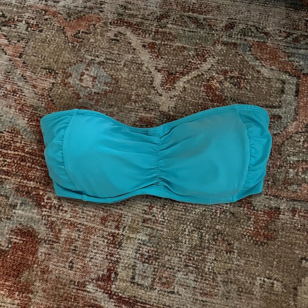 Blue Athleta Swim Top 32D/DD